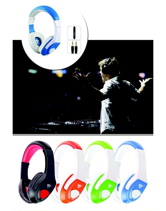 ®  Vykon MQ4440mm Sürücülü Mikrofonlu Bilgisayar Kulaklığı Jak Girişli