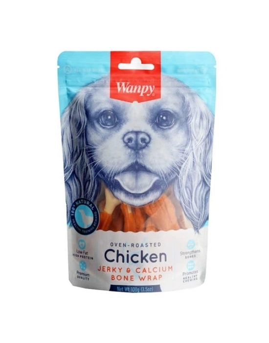 Wanpy Kalsiyumlu Gerçek Tavuk Köpek Ödül Maması 1 Adet 100 Gr