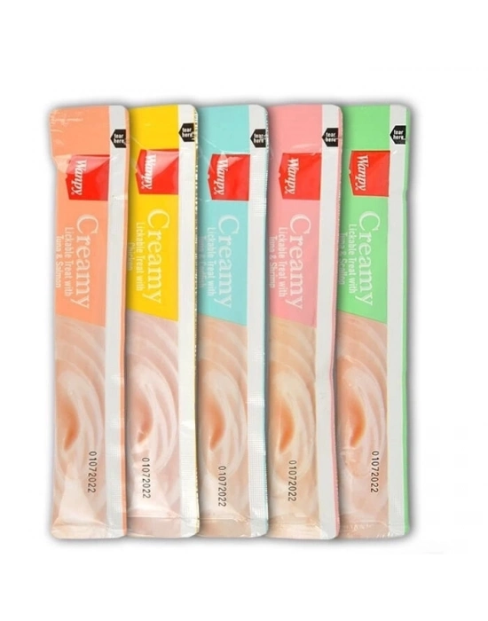 Wanpy Karışık Sıvı Kedi Ödül Maması 25x14 Gr