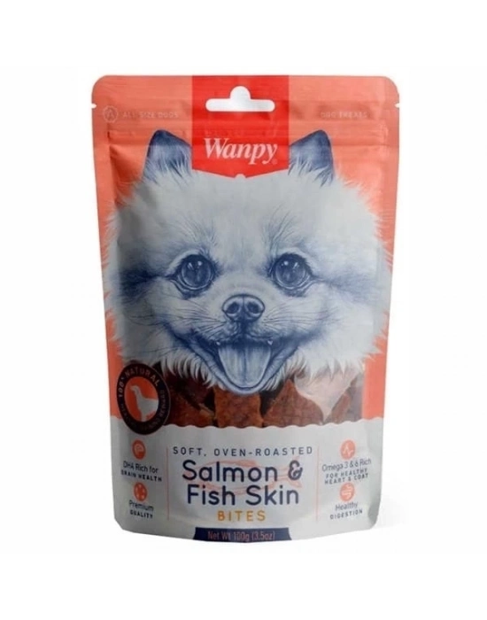 Wanpy Yumuşak Somonlu Köpek Ödül Maması 100 Gr
