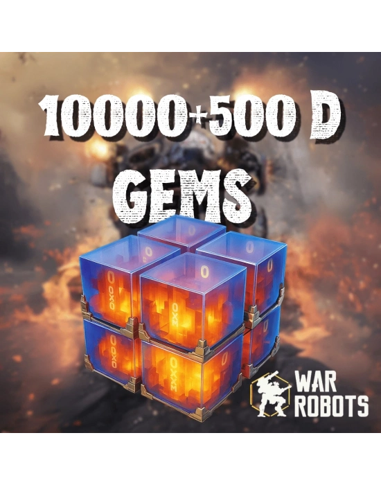War Robots 10000 + 500 D Gems