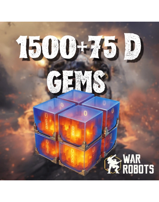War Robots 1500 + 75 D Gems