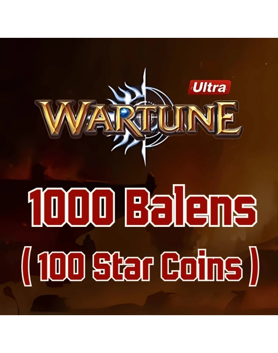 Wartune 1000 Balens (100 Star Coins) US