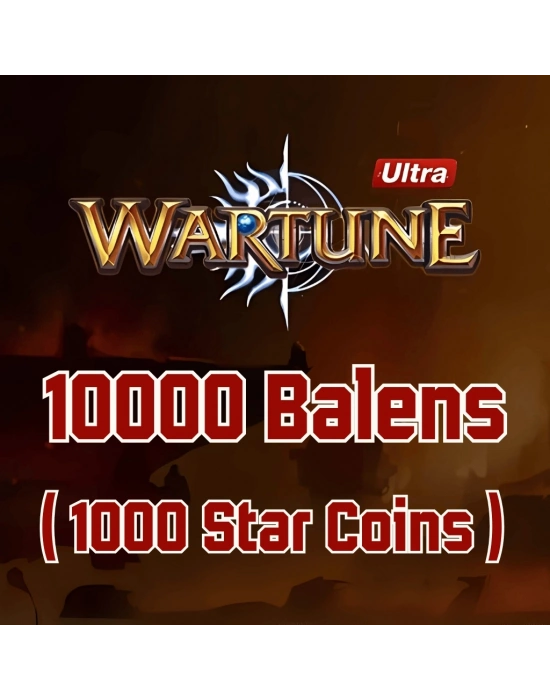 Wartune 10000 Balens (1000 Star Coins) US