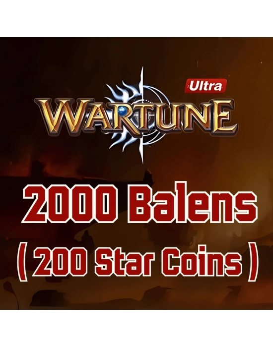 Wartune 2000 Balens ( 200 Star Coins )