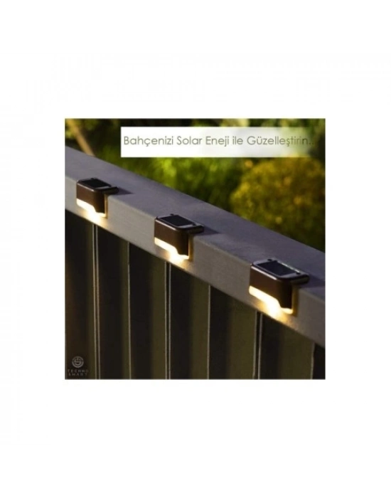 WaterProof Solar Merdiven Lambası 4 Adet