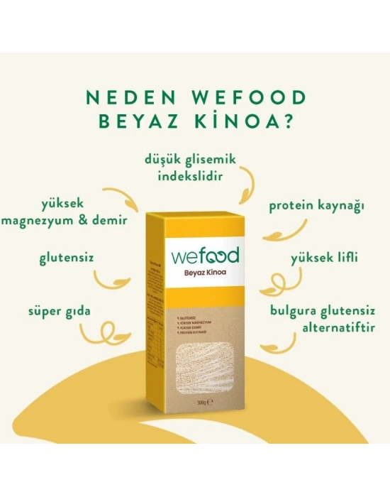 Wefood Beyaz Kinoa 300 Gr