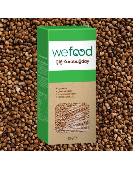 Wefood Glutensiz Çiğ Karabuğday 400 Gr