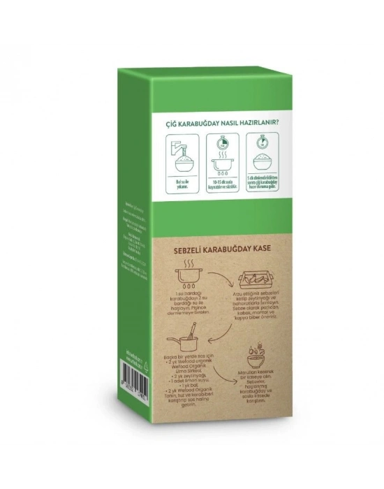 Wefood Glutensiz Çiğ Karabuğday 400 Gr