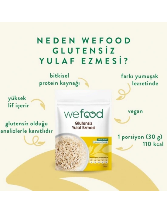 Wefood Glutensiz Yulaf Ezmesi 300 Gr