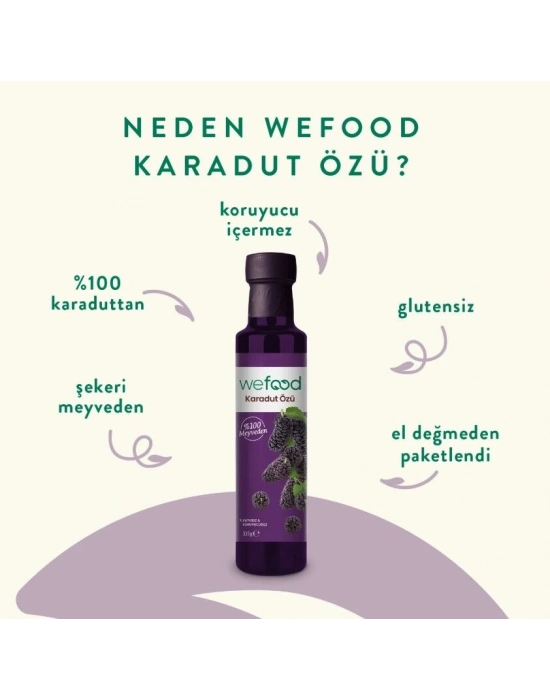 Wefood Karadut Özü 335 Gr