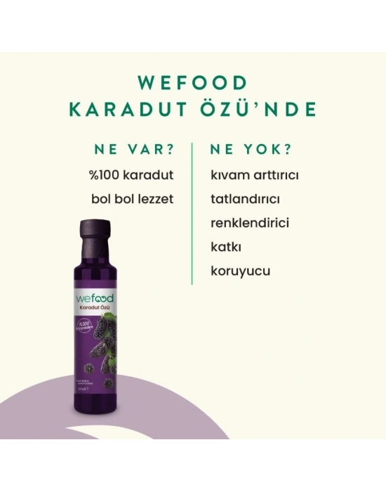 Wefood Karadut Özü 335 Gr