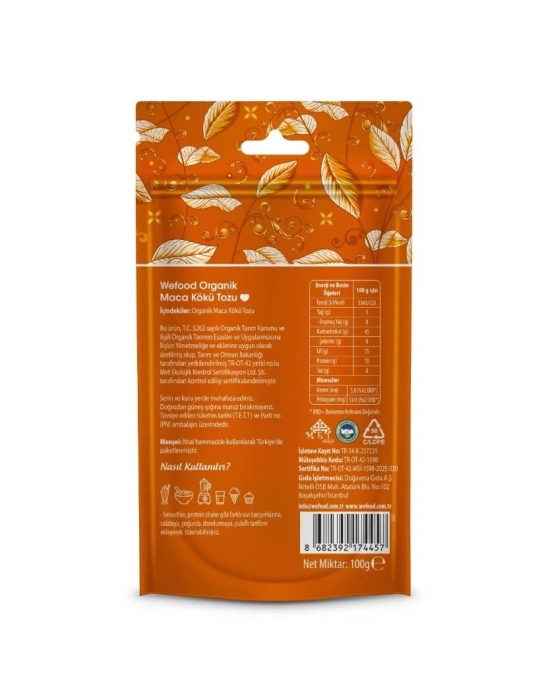 Wefood Maca Tozu 100 Gr