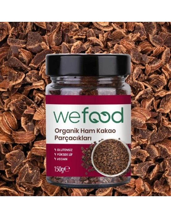 Wefood Organik Ham Kakao Parçacıkları 150 Gr
