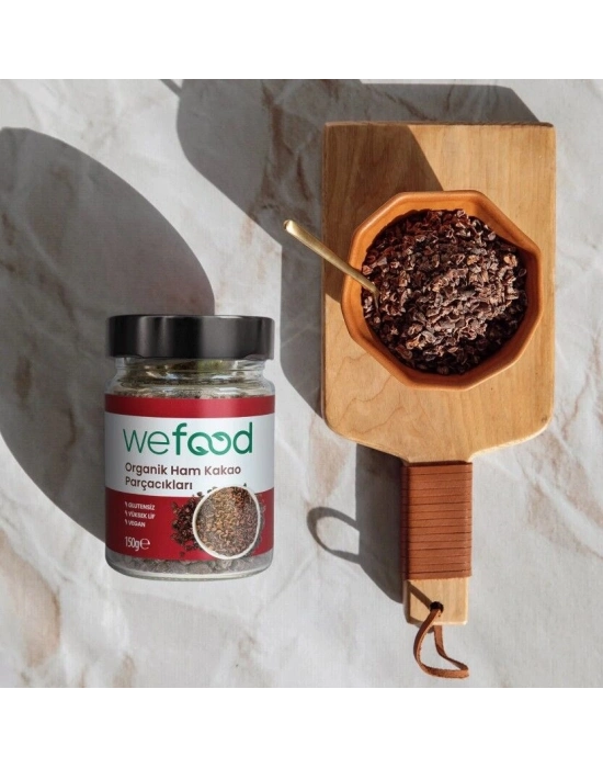 Wefood Organik Ham Kakao Parçacıkları 150 Gr
