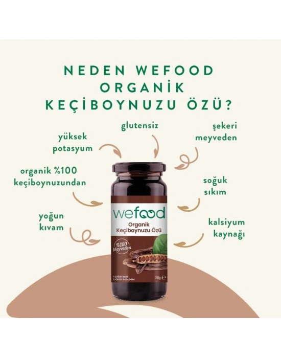 Wefood Organik Keçiboynuzu Özü 315 Gr