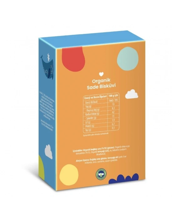 Wefood Organik Kids Sade Bisküvi 50 Gr