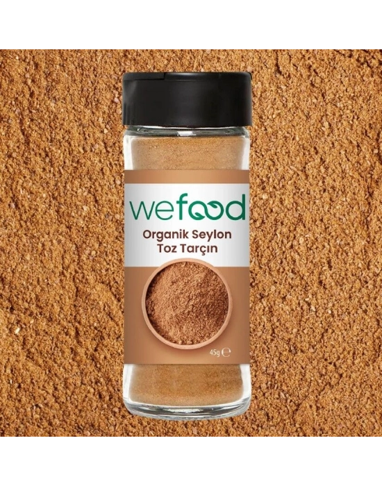 Wefood Organik Seylon Tarçın Tozu 45 Gr