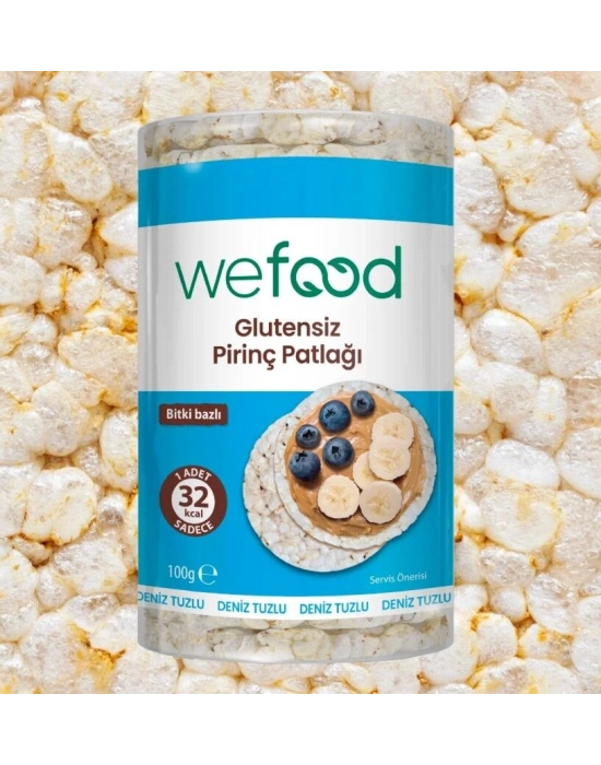 Wefood Pirinç Patlağı 100 Gr