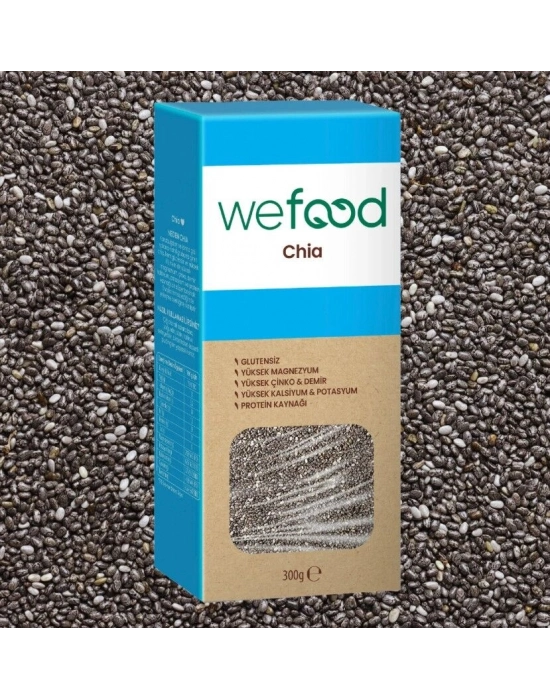 Wefood Siyah Chia Glutensiz 300 Gr