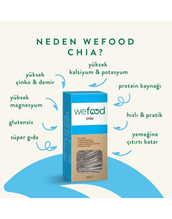 Wefood Siyah Chia Glutensiz 300 Gr