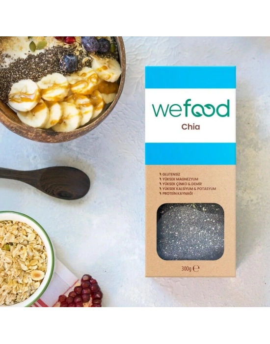 Wefood Siyah Chia Glutensiz 300 Gr