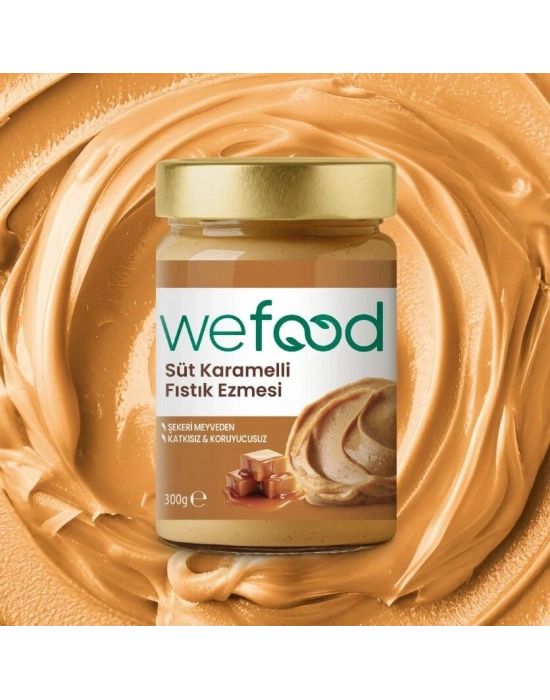 Wefood Süt Karamelli Fıstık Ezmesi 300 Gr