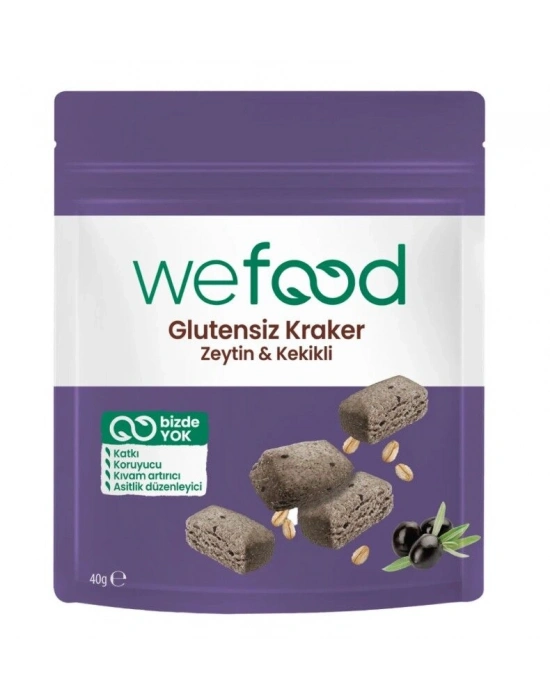 Wefood Zeytinli Kekikli Kraker 40 Gr