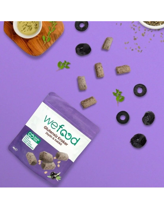 Wefood Zeytinli Kekikli Kraker 40 Gr