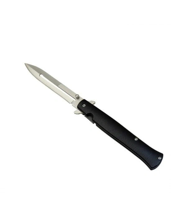 Wenom Çakı Metal Delikli Kabzalı 23 Cm , Yarı Otomatik