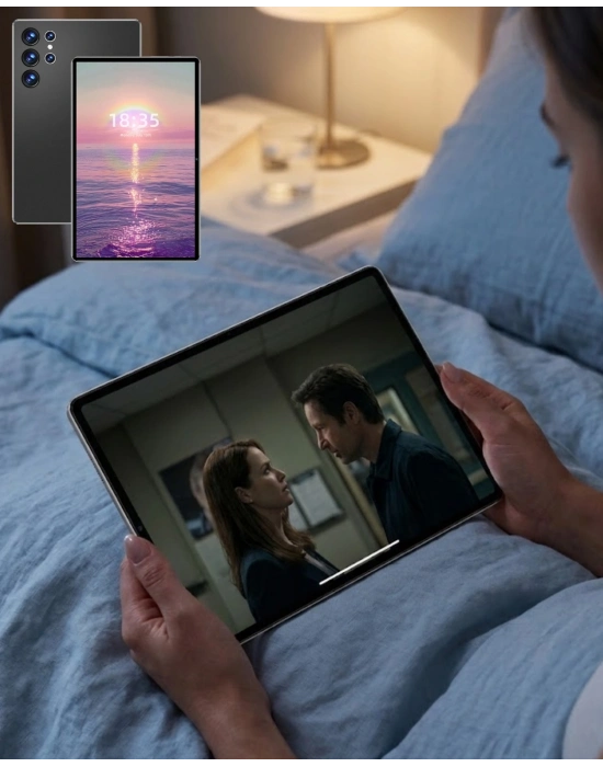 WiFi Destekli Android Tablet 10.1 İnç Geniş Ekran Tablet Seti