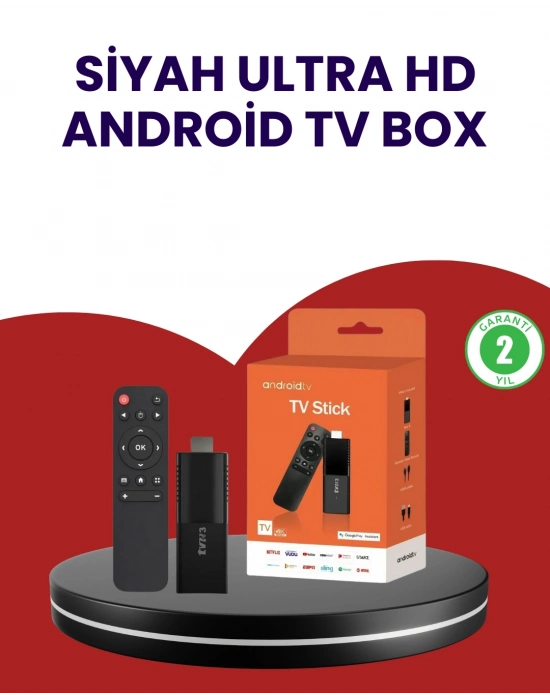 WiFi ve Bluetooth Destekli Android TV Dönüştürücü Stick