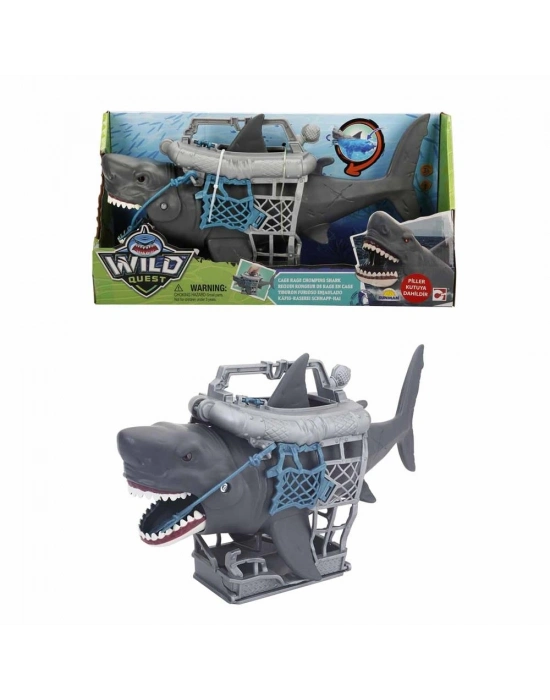 ® Wild Quest Cage Rage Chomping Shark Işıklı Oyun Seti