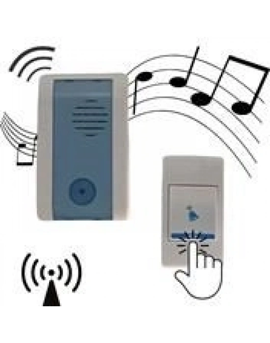 ®  Wireless Bağlantılı Ev, Ofis, Daire veya Bahçe Kapıları İçin Kablosuz Kapı Zili