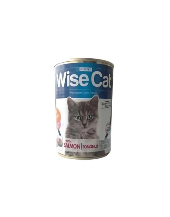 Wise Cat Somonlu Yetişkin Konserve Kedi Maması 1 Adet 400 Gr