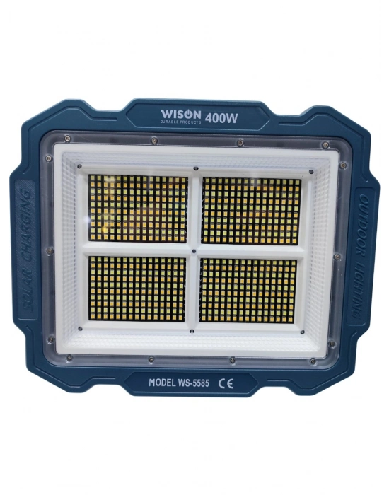 Wıson Ws-5585 Çok Fonksiyonlu 3 Solar Panelli 400w Spot Aydınlatma