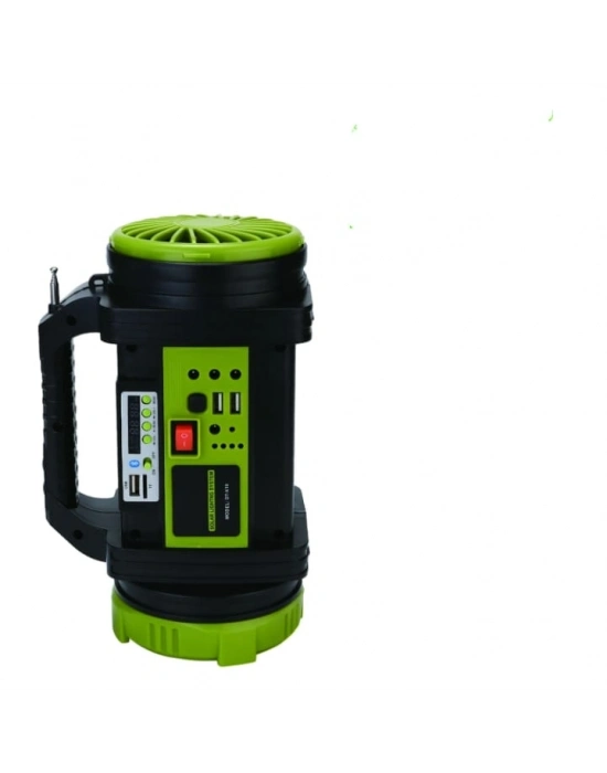 Wıson Ws-5683 Şarjlı 30w Solar Şarjlı Ev Aydınlatma Seti Radyo Ve Fan Powebank