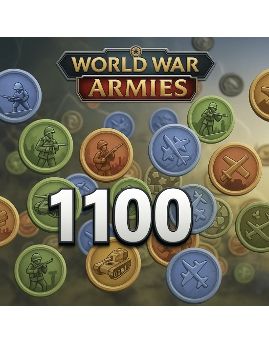 World War Armies 1100 Tokens
