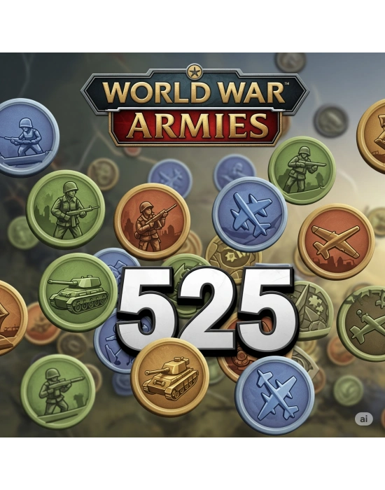 World War Armies 525 Tokens