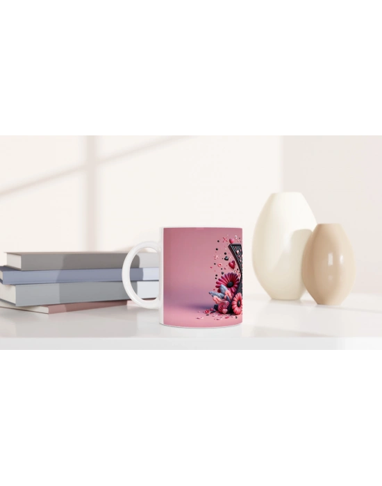 X Harfi Dinamik Tasarımlı Kupa Bardak