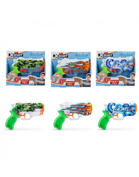 ® X-Shot Skins Nano Fast Fill Su Tabancası 19 cm 100 Ml 1 Adet Fiyatıdır