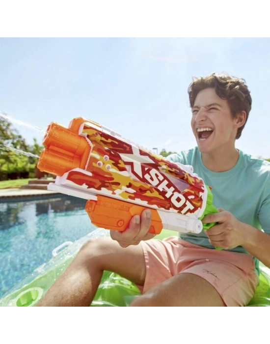 X-SHOT Su Tabancası - Hızlı Doldurma Fonksiyonlu - Turuncu