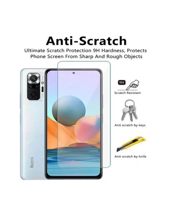 Xiaomi Redmi Note 10 Pro Uyumlu Premium Ekran Koruyucu 9h Sert Temperli Kırılmaz Cam Koruma Şeffaf