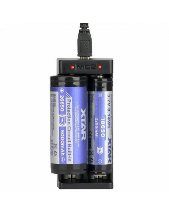 Xtar Mc2 İkili Li-ion Pil Şarj Cihazı