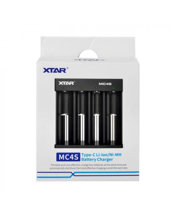 Xtar Mc4s Dörtlü Li-ion / Nı-cd / Nı-mh Pil Şarj Cihazı
