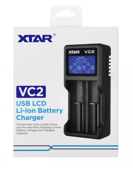 Xtar Vc2 İkili Li-ion Pil Şarj Cihazı