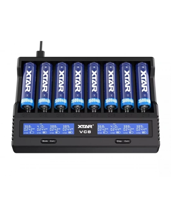 Xtar Vc8 Sekizli Li-ion / Nı-cd / Nı-mh Pil Şarj Cihazı