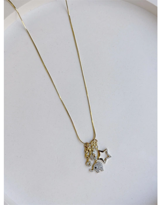 Xuping Fil Charm Kolye - Altın