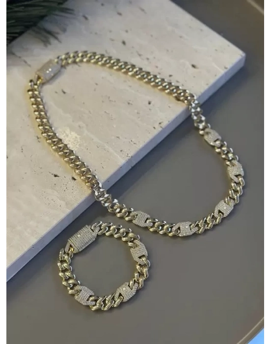 Xuping Gurmet Set  Kolye - Altın