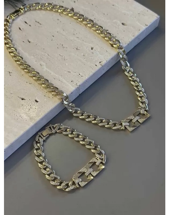 Xuping Gurmet Set  Kolye - Altın